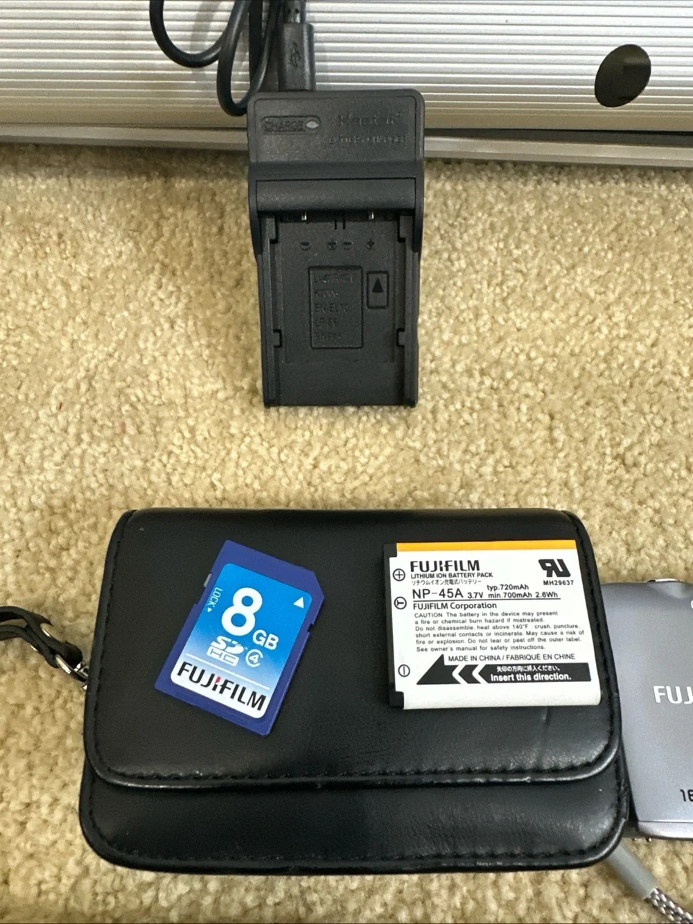 Fujifilm Compact Digital Camera in Silver and Black